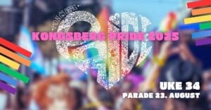 Kongsberg Pride 2025 logo